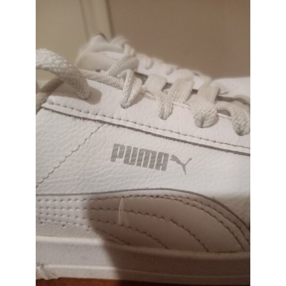 Puma Women's Carina 370325-02 White Leather Casual Shoes Sneakers Size 7 - Picture 2 of 15